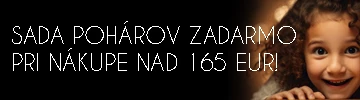 Darčekový krištáľový pohár - Black Crystal Ajka