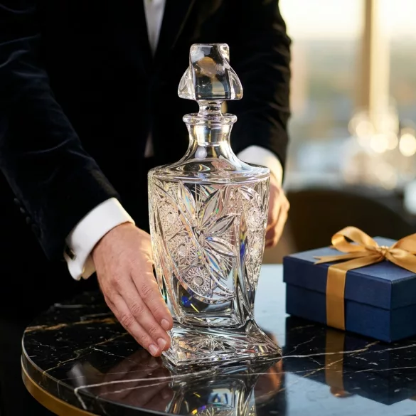 Liliom * Krištáľ Fľaša na whisky 770 ml (Cs17556)