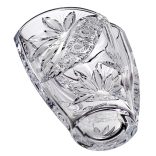 Liliom * Krištáľ Váza v tvare suda 23 cm (Smi17567)