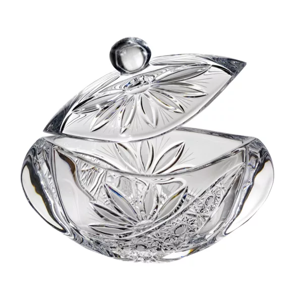 Liliom * Krištáľ Bonboniéra 18 cm (Orb17591)
