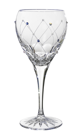 Pearl olovnaty kristal pohar na biele vino