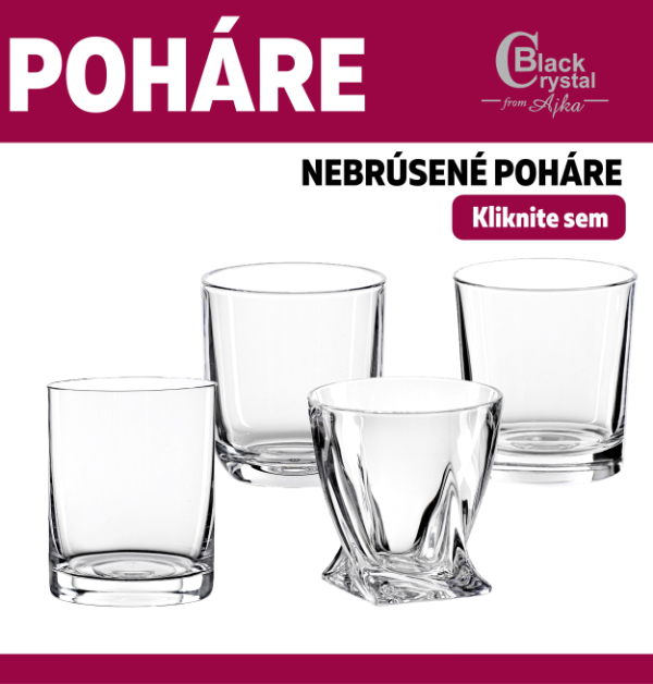 Modern Kristalovy phare na whisky