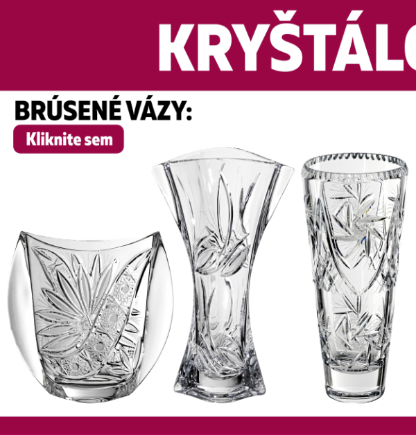Bruseny Kristalova vaza